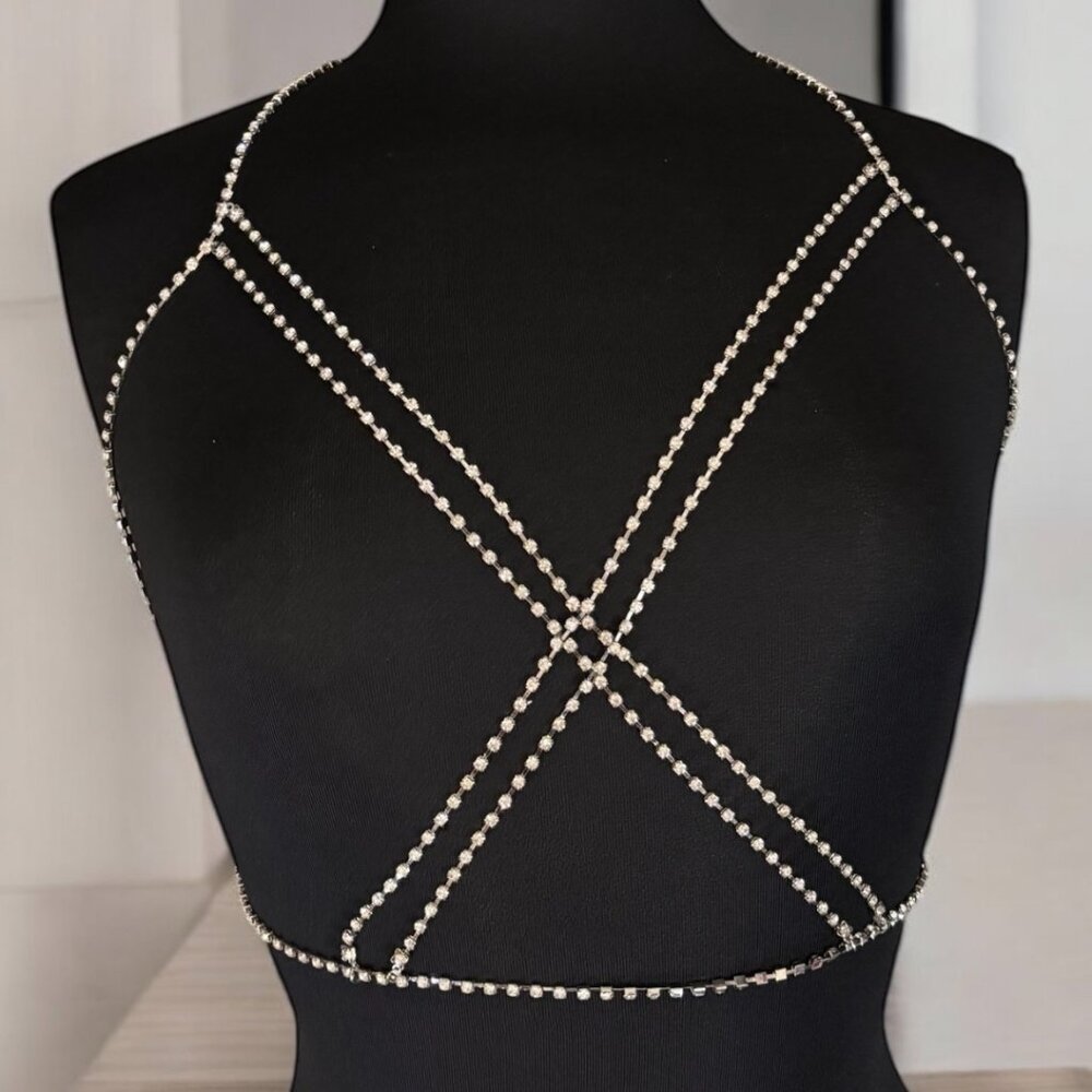 Full Rhinestone Body Chain - Picture 4 of 5